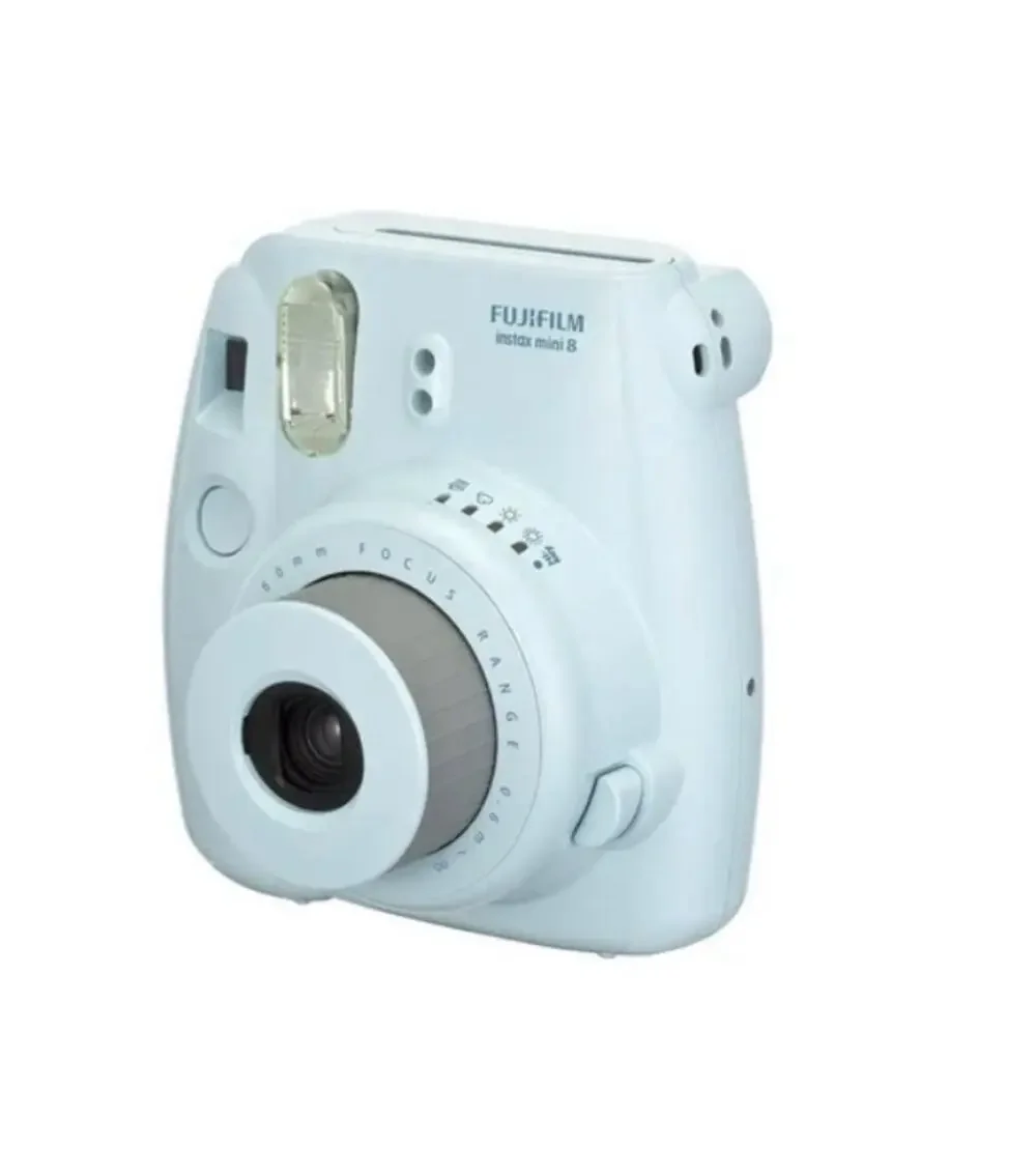 Fujifilm Instax Mini 8 Instant Film Camera Ice Blue Camera With Case READ